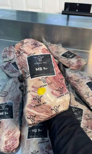 Wagyu Fullblood Rib Cap Stone Axe 9+